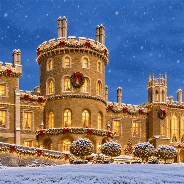 Belvoir Castle at Christmas