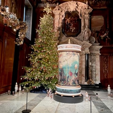 Chatsworth House at Christmas